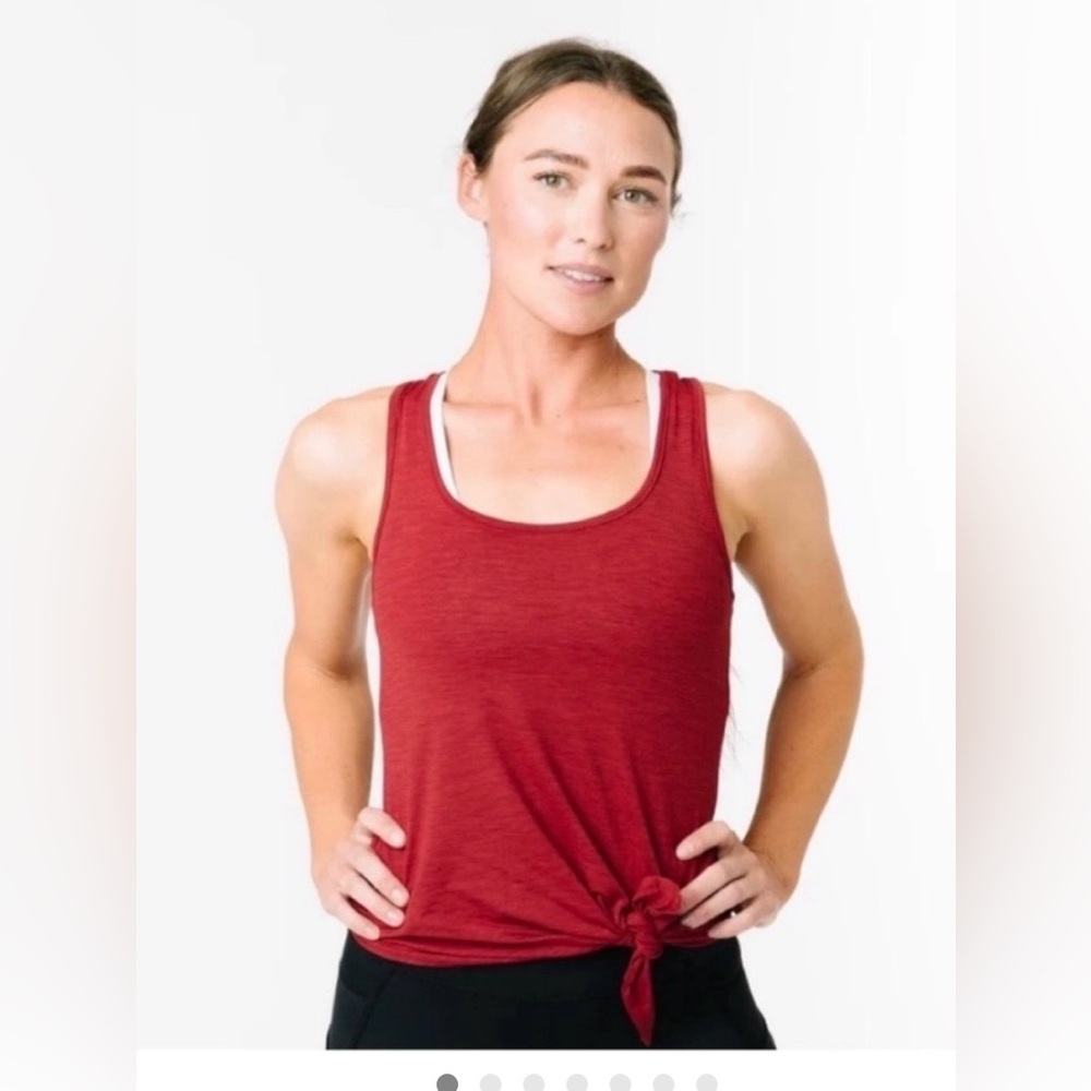ZYIA Knot Just A Cute Tank Top